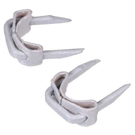 Hillman HILLMAN No. 10 X 1/2 in. W X 1/2 in. L White Steel Wire Staples 10 Ga. 15 pk 122653